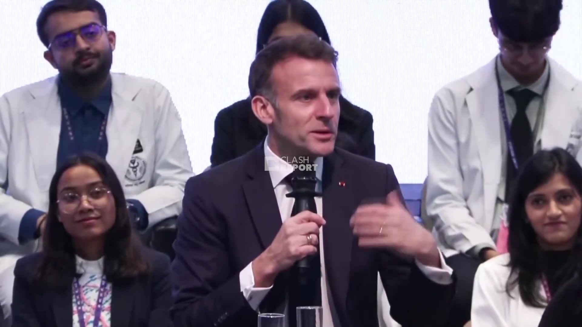 Emmanuel Macron calls free speech "a pure bullshit"