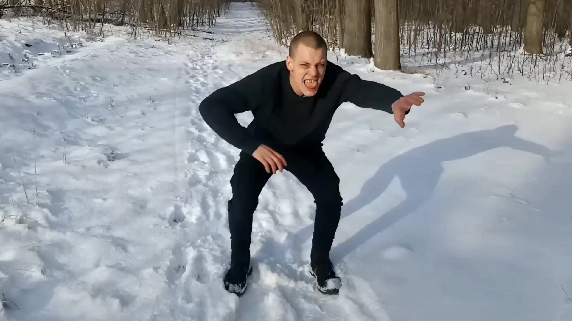 Taniec techniką "zjebbaz".