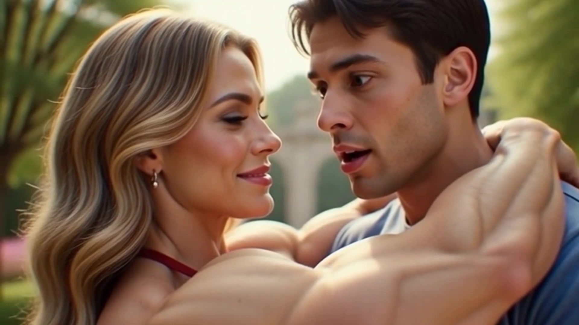 Powerful woman Strength comparison  with  Weak Man #strongwoman #muscularwoman