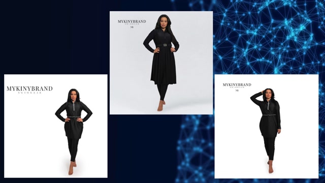 Femme Burkini Black Netherland – Mykiny Brand