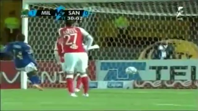 Millonarios 2x0 Independiente Santa Fe - Liga Postobón Finalización 2011 (Todos Contra Todos - Fecha 9) - Canal Versus