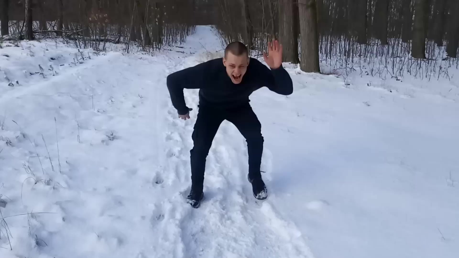 Taniec techniką "Zapierdalabaz".