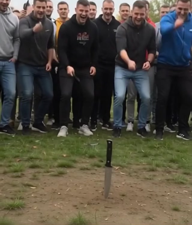 First one to land the KNIFE CHALLENGE!