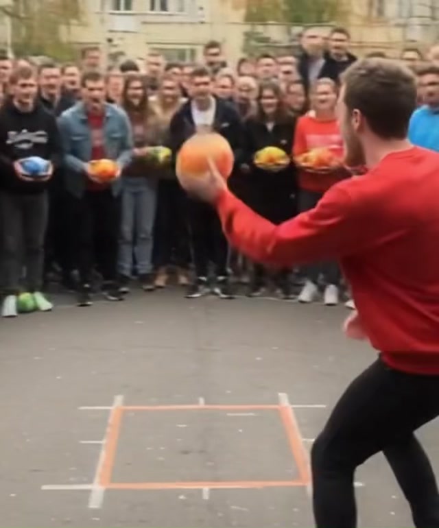 First PERSON TO LAND THE BALL WINS A LAMBO!