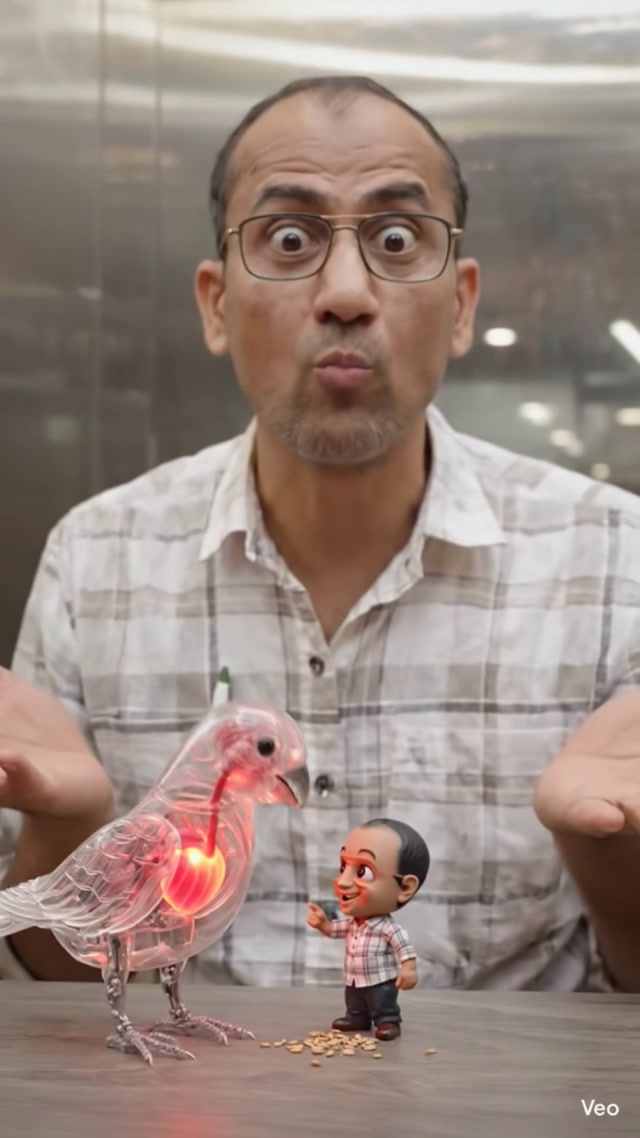 Not a parrot this is a robot