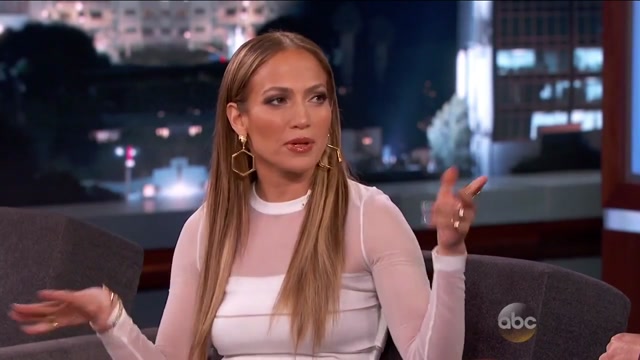 Jennifer Lopez on Jimmy Kimmel (2014)