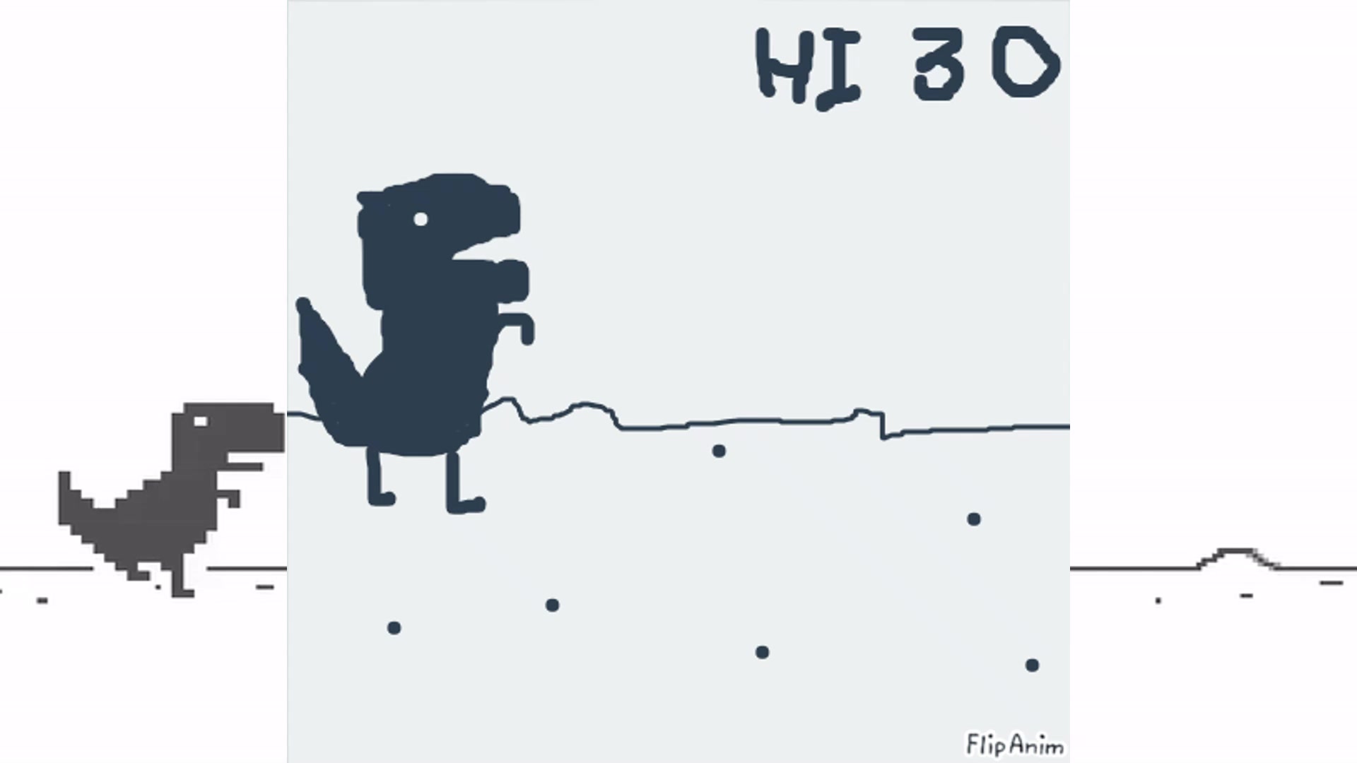 Google Dinosaur Game 🦖 (Funny Short)