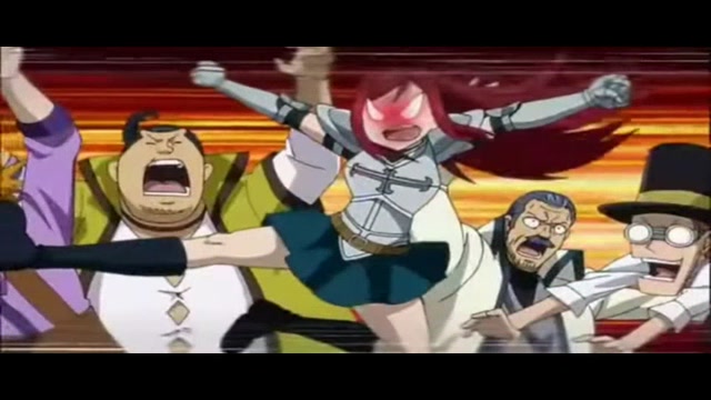 1 minute of funny Erza Scarlet FairyTail