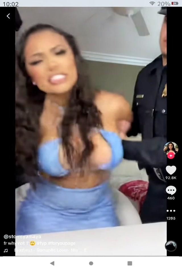 ABC NEWS .... IG MODEL STORMY AMAYA ARRESTED .... FOR BEING TOO HOT FOR CALIFORNIA