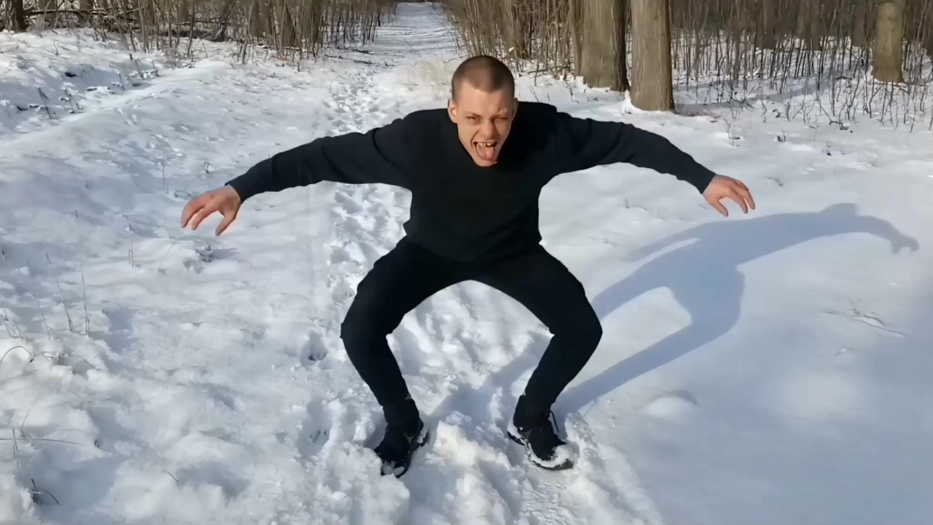 Taniec techniką "Kaftanbaz".