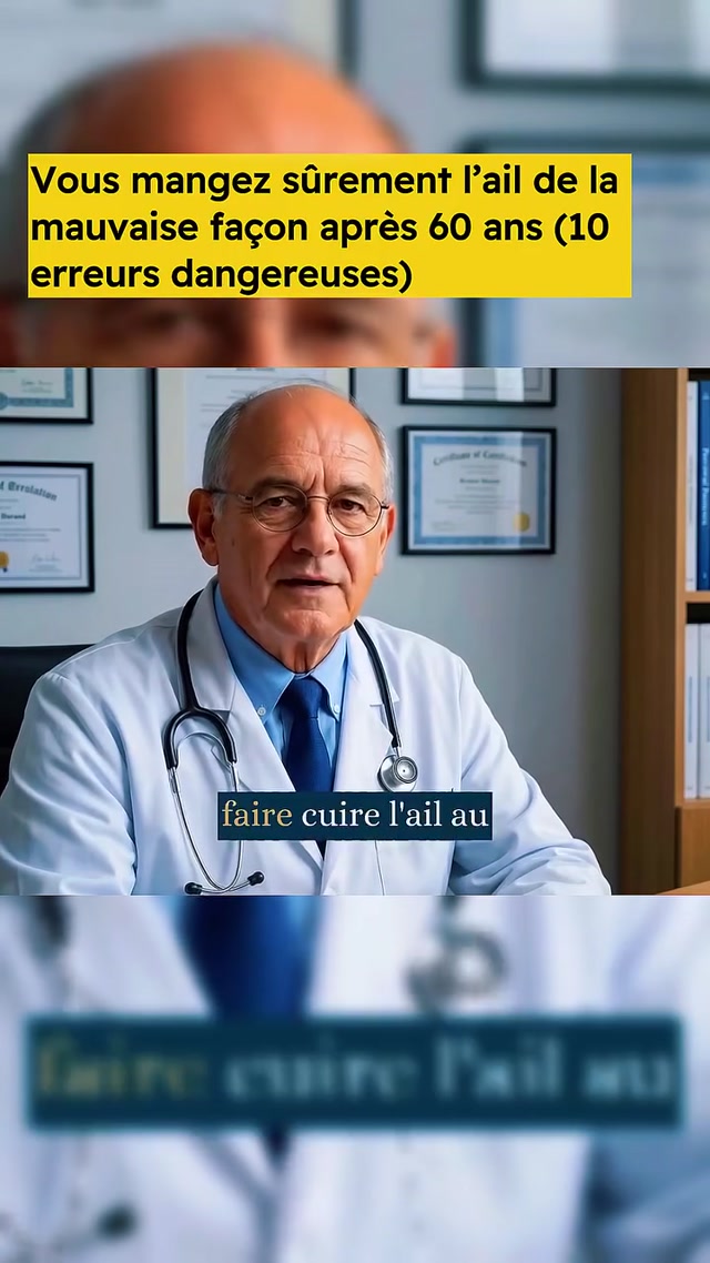 Vous mangez sûrement l’ail de la mauvaise façon après 60 ans