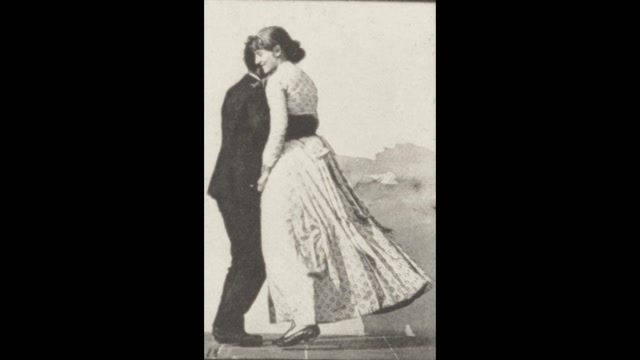 Man and Woman Dancing a Waltz (1887) Eadweard Muybridge