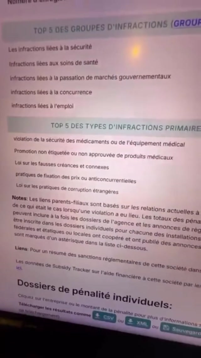 108 condanations pour pfizer en 26 ans episode 2