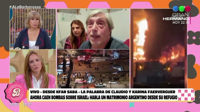 Romina Uhrig , Martin Pepa y Eugenia en ¨A la barbarossa¨ (030326)