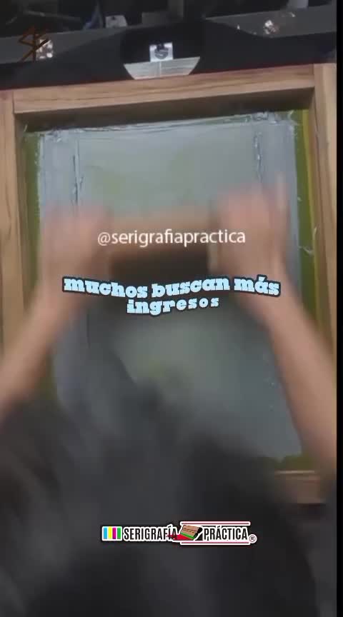 La serigrafia no es un hobby es una habilidad real