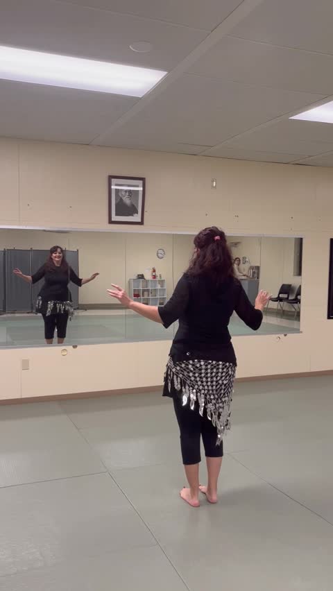 Shimmy Over Hip Circle