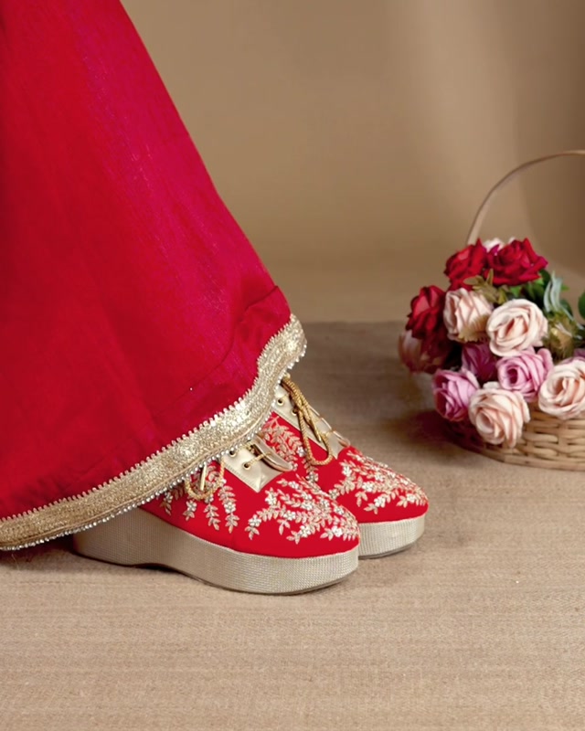 Elegant Wedding Sneakers For Bride by Around Always