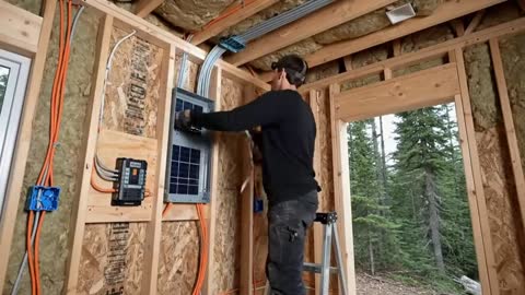 Building a House in the Forest (ASMR) – This Man Saved an Old Woman’s Life by Building a Modern Home