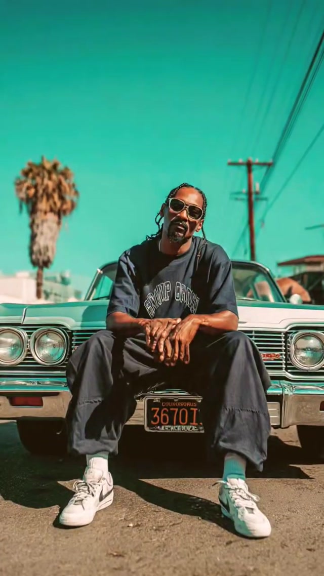 The legend Snoop Dogg, one of the best hip hop singers of the 90s