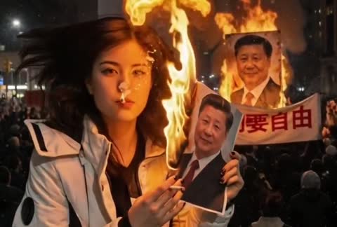 我们要自由，要民主，不要独裁和暴政！火葬习近平，打倒共产党 We want freedom and democracy, not dictatorship and tyrann