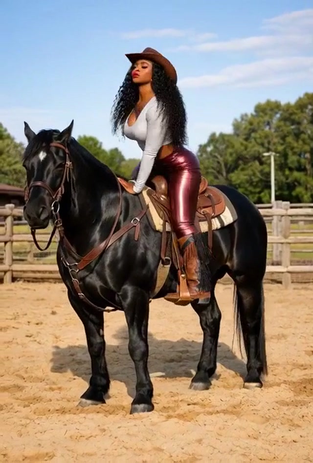 A Stunning Horsewoman