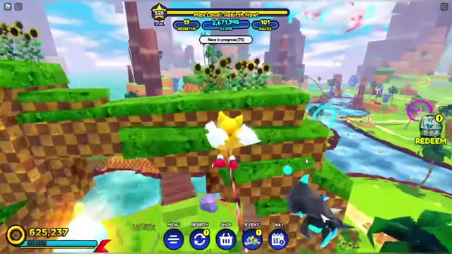 Sonic Speed Simulator: Classic Tails Time Stones event