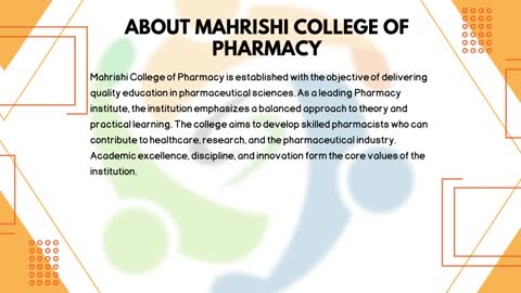 Pharmacy Institute – Mahrishi College of Pharmacy