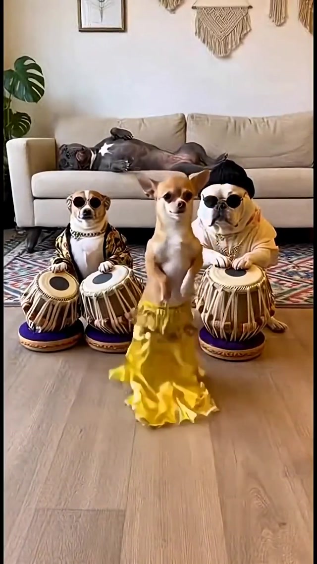 Hindi Song Funny Animals Dance