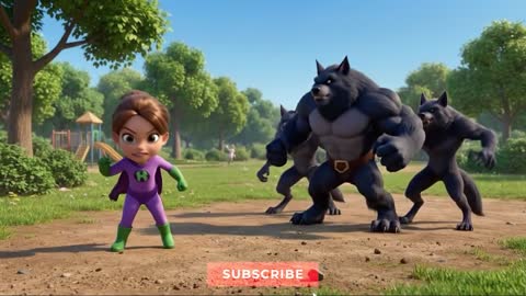 Hulk Kids & Baby Dragon vs Shadow Wolves! (Part 2) | 3D Kids Adventure