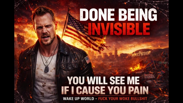 Done Being Invisible They Will Hear Me Now - You Will See Me If I Cause You Pain (Wake Up America)