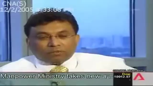Channel News Asia (CNA) Live Interview 2005