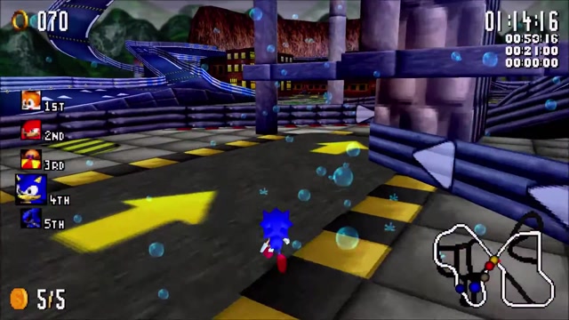 Sonic R playthrough (with mods)