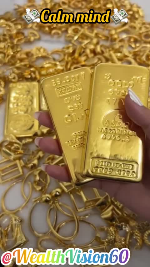 Soothing Gold Bars & Coins – Calm Wealth Visualization💸💸💸💸