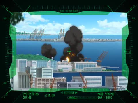 Eureka Seven AO Episode 9-Gazelle-"So, uh, fellas, I think that thing's ignoring the base."