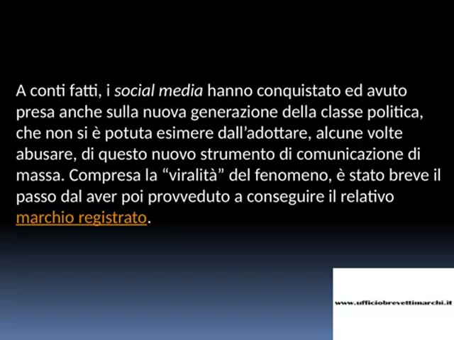 La politica 2.0 non può prescindere dal brand