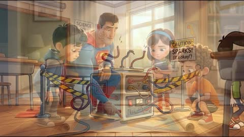 Superhero Helps Kids Save Their School | Moral Story Part 4