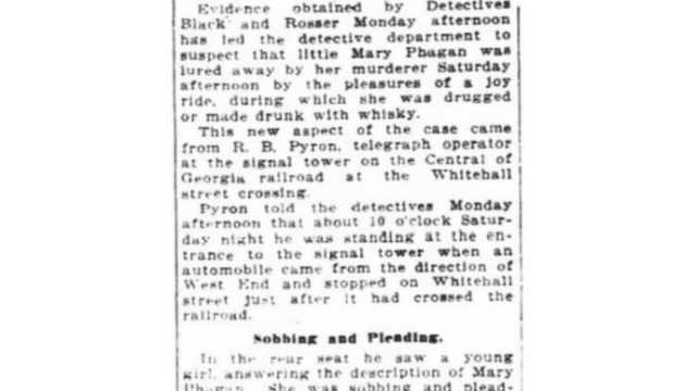Tuesday, April 29th, 1913 Was Victim of Murder Lured Off on Joy Ride Before She Met Death?