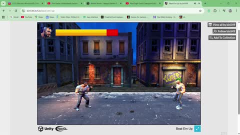 Beat-Em-Up - Gameplay Online Unity