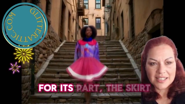 High-fashion children's set: exquisitely designed bodysuit and skirt for an elegant and comfortable look