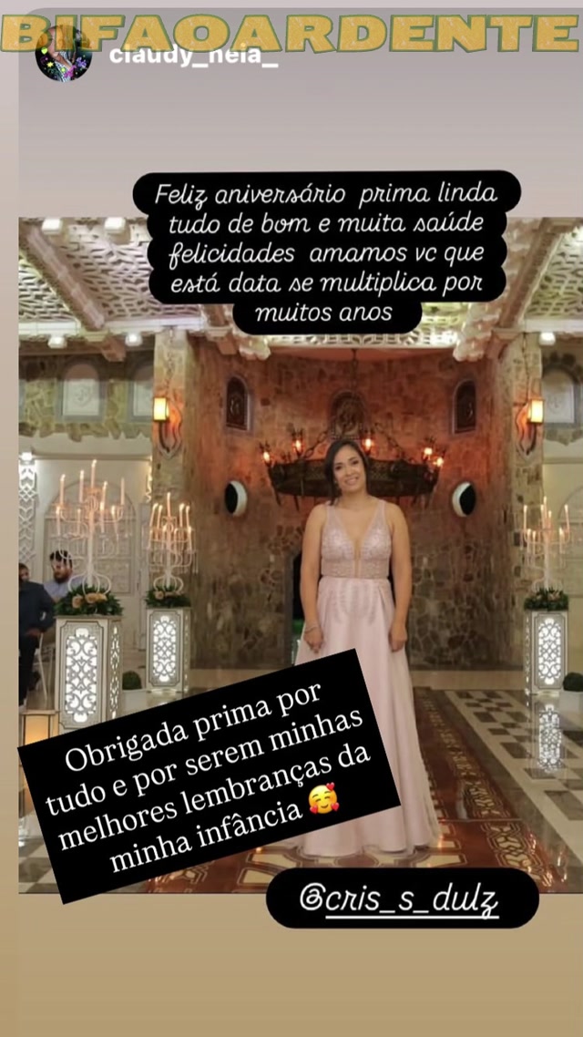 Stories da @bifaoo, @kush.dulz , @cris_s_dulz e da @andreanobregaoficial do dia 12/05/2026