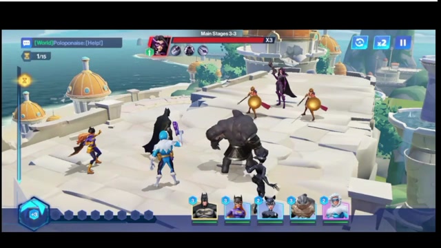 MainStages 3-3 Chapter 3-Paradise Island -DCWorlds Collide :Strategy RPG