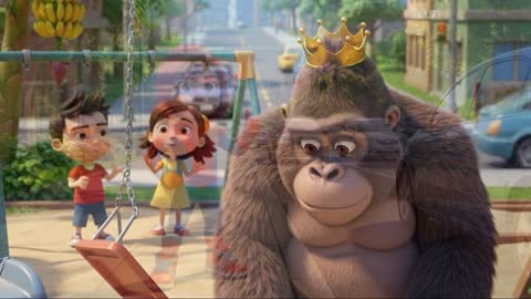 SPIDER-KID & KING KONG | 3-Min Kids Adventure Comedy 🍌😂