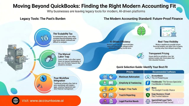 Top Alternatives to Zoho Books, Xero, and QuickBooks in Cloud Accounting Software