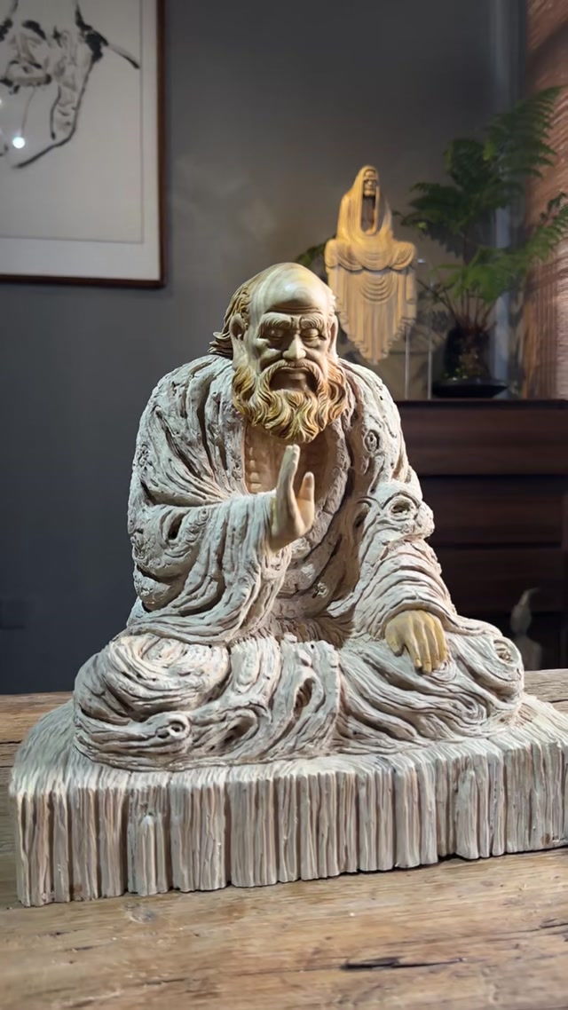   Camphor wood carving,