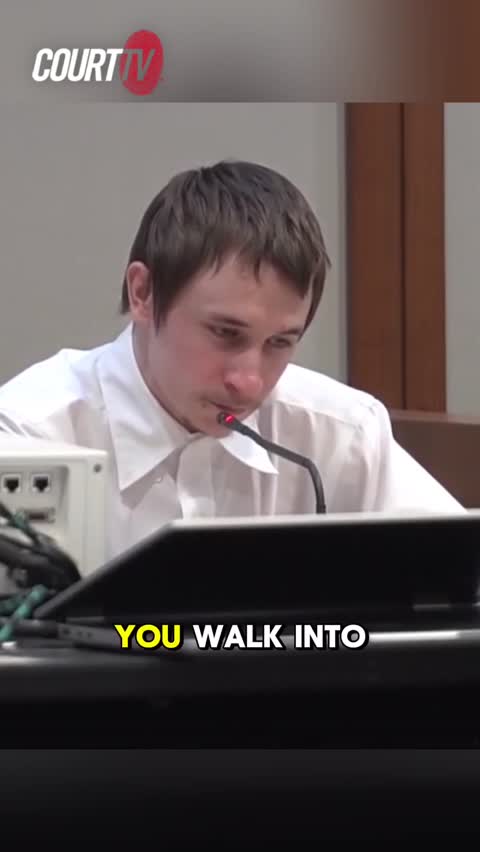 Inmate testifying in court. 