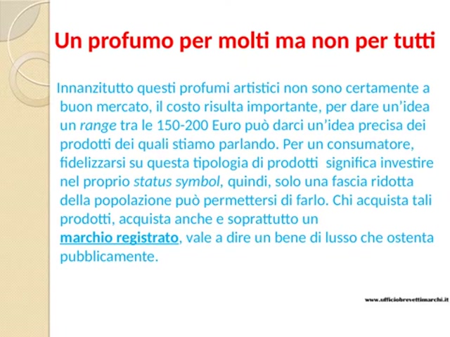 I profumi artistici un brand di nicchia
