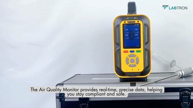 Labtron Air Quality Monitor LAQM-A10 -Accurate Detection of CO2, VOCs & PM2.5 in Labs & Offices