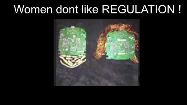 WOMEN DONT LIKE REGULATION