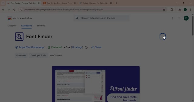 How to Use Fontfinder Extension to Identify Fonts on Any Website