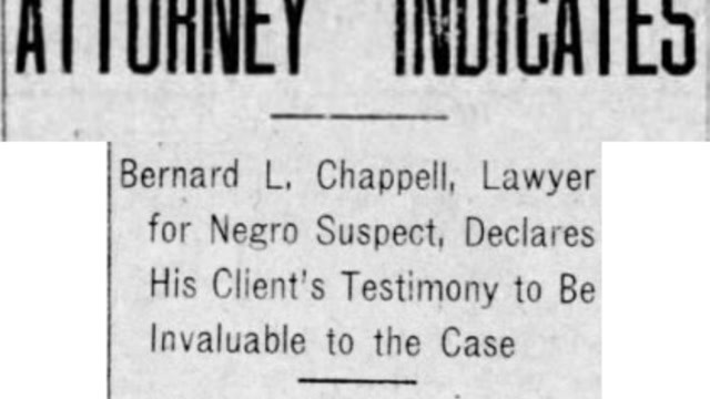 Saturday, 24th May 1913 Newt Lee Will Give Convicting Evidence Attorney Indicates